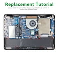 thumbnail image 2 of A2113 A2141 Laptop Battery for Mac-Book Pro 16-inch A2141(2019 Version) EMC 3347, fits for MVVJ2xx/A MVVK2xx/A MVVL2xx/A MVVM2xx/A, 2 of 10