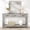 Gray, variant on GOCAPTAIN Farmhouse Console Table with 3 Drawers, 54" Narrow Sofa Table with Open Shelf for Living Room, Hallway, Grey