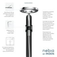 thumbnail image 1 of Moen N214R0BLC Nebia by Moen Spa Shower Rainshower, Matte Black/Chrome, 1 of 5