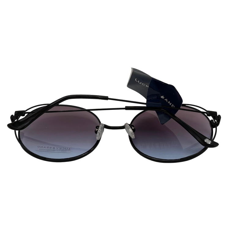 Lucky Brand Womens Black Round Metal Sunglass, D2003  display picture 3