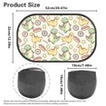 thumbnail image 7 of Yuyamidu Cute Dinosaur Car Side Window Sunshade Doughnut Auto Vehicle Sunshades 2 Pcs Star Car Rear Window Sun Visor Protector Block UV Rays Sun Protection Window Covers, 7 of 7