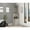 Light Gray, variant on Space - efficient light gray corner cabinet featuring 8 bottle cubbies 2 shelves for dining area