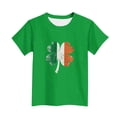 thumbnail image 5 of Camiseta Casual de Cuello Redondo de Impresión Del Día de Patrick para Niños de Manga Corta para Niños 3-14 Años, 5 of 5