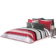 thumbnail image 1 of Edredón Neo Bruss Bies Rojo Matrimonial Colchas Concord EPIM194, 1 of 2
