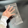 thumbnail image 5 of 50pcs Transparent Self Sealing Bag Plastic Self Adhesive Bag with European Hole Hang Packaging for Jewelry Display Retail Inner size 8x14cm 50PCS, 5 of 5