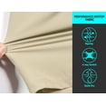 thumbnail image 6 of Little Donkey Andy Men's Hiking Cargo Shorts with 9 Pockets Lightweight Water-resistant Quick Dry Golf Travel Shorts Khaki XL, 6 of 7