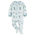 thumbnail image 7 of Gerber Baby and Toddler Neutral Microfleece Blanket Sleeper Pajamas, 2-Pack, Sizes 0/3 Months -5T, 7 of 7