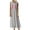Gray, variant on IROINNID Women's Sleeveless Shift Dress Round Neckline Dresses Summer Casual Pocket Vacation Beach Long Dress Strapless Print Dress