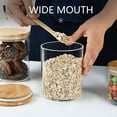thumbnail image 4 of Glass Food Storage Containers with Lids Large Glass Food Storage Jars for Coffee Bar Tea C4557, 4 of 8