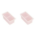 thumbnail image 1 of (Lot de 2) Rinsvye Plateau de Congélation en Silicone avec Couvercle en Acier Inoxydable Ice Cubes 12 Contenant de Congélation pour Soupe 2 Tasses Plateau Ice Cube Extra Grand Fait 2 Portions Parfaites de 250 ml Cubes pour Congélation de Soupe Ragoûts Sauce, 1 of 7