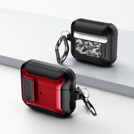 Duo Shield Secure Lock Designed For AirPods 3rd Gen With Hook  Red/Black price history on PriceWatchPro