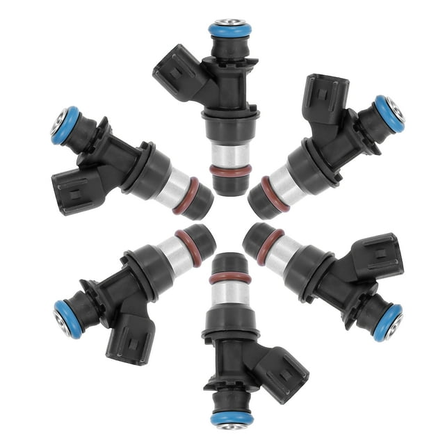 Unique Bargains 6pcs Automotive Replacement Fuel Injectors for Chevrolet for Buick for Saturn for Pontiac