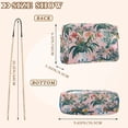 thumbnail image 4 of FORMRS Women Crossbody Purse with Chain Strap Vegan Leather Shoulder Handbag, Vibrant Flowers, 4 of 7