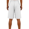 thumbnail image 4 of Lumtrix Women'S Casual Bermuda Shorts Button Down Elastic Waist Wide Leg Knee Length Summer Beach Vacation Shorts With Pockets White S, 4 of 5