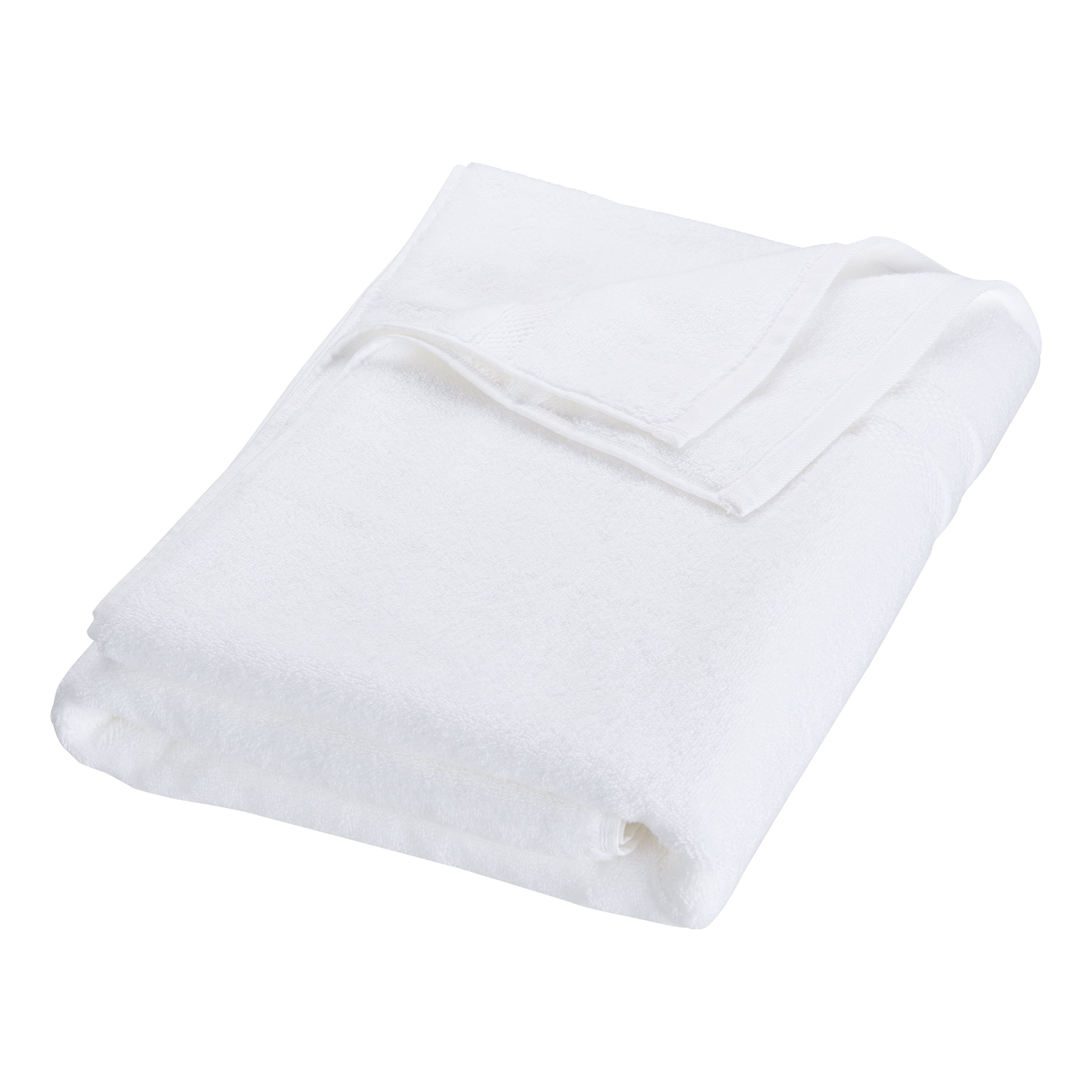 Hotel Style Turkish Cotton Bath Towel Collection Solid Print White Bath Sheet