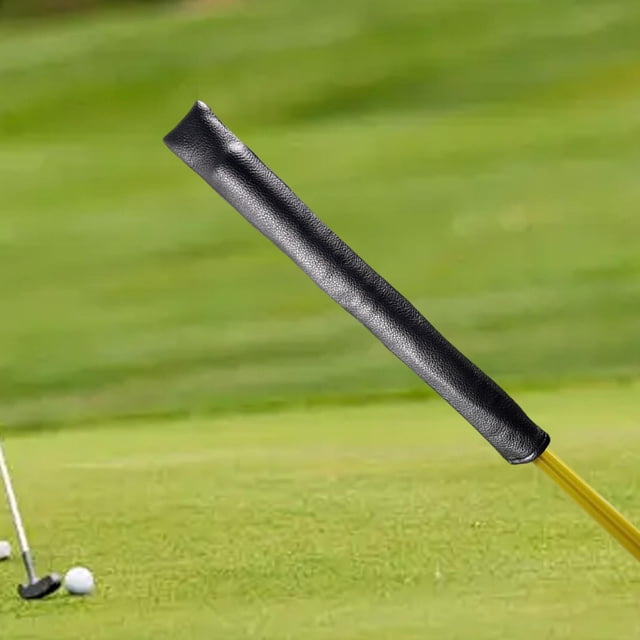 Funda Ligera para palo de alineación de golf perfecl negro material Cuero PU tamaño 34,5 cm x 4,2 cm