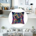 thumbnail image 5 of Ullo0ord 3D Painting Dog Throw Pillow Covers Set of 2 Cushion Case Pillow Covers Decorative Square Pillow Covers for Couch Sofa Bed 18x18in, 5 of 7