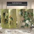 thumbnail image 2 of Oriental Furniture 6 Feet Tall Double Sided Birds in the Trees Canvas Room Divider, 2 of 7