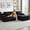 Black, variant on 96''Sectional Couches for Living Room Modern Modular Sectional Sofa Upholstered Boneless Couch Comfy Cloud Couch with Chaise 2Pillows(Green, 96''W Left Facing Chaise)