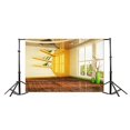 thumbnail image 2 of EREHome Polyester Fabric Photography Interior Backdrop 7x5ft Bookcase Design Pot Plants Wooden Floor Window Background Children Kids Baby Shooting Props Video Studio, 2 of 3