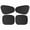 【Vinyl electrostatic sunshade】Four pieces for the entire car, variant on Car Window Sun Shade 4-Pack, Static Cling UV Protection Sunshades for Side Windows, Styles Universal Fit for Cars, SUVs, Vans