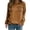 Brown, variant on Hoodies For Women Women Halloween Sweatshirt Season Embroidered Crewneck Fall Long Sleeve Pullover Tops Graphic Design Brown