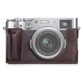 thumbnail image 1 of Funda parcial para Fujifilm X100VI estilo retro en cuero genuino, 1 of 8