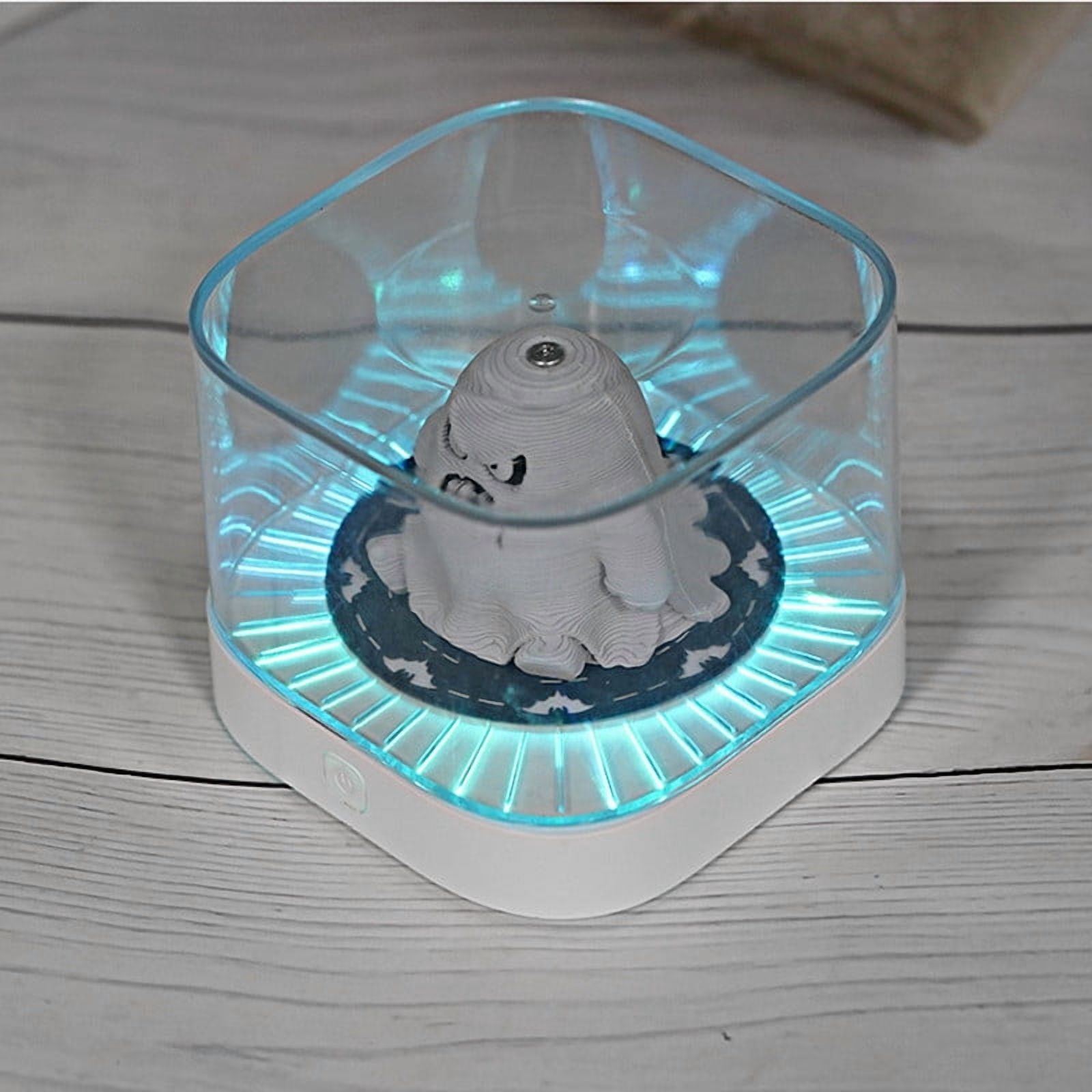 Nkmbld Time Piece Calendar with Lights, Funny Halloween Angry Ghost DIY Art Memo Pad with Lights Time Piece Calendar 2026 Panoramic Paper Sculpture DIY Paper Carving Art, White