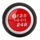 thumbnail image 5 of Reemplazo de la manija del cambio de marchas automático de la cabeza de la perilla de la palanca de cambios del coche de 6 velocidades para Subaru Red, 5 of 12
