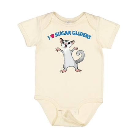 

Inktastic I Love Sugar Gliders Gift Baby Boy or Baby Girl Bodysuit