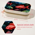thumbnail image 5 of Fish Velvet Portable Travel Organizer Box with Removable Compartment - Display Case Included - Ideal Gift, 5 of 7
