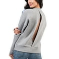 thumbnail image 2 of Women's G-III 4Her by Carl Banks Gray St. Louis Blues Penalty Box Pullover Sweatshirt, 2 of 2