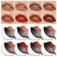 thumbnail image 3 of Heallor QIBEST lápiz labial en forma de labios, maquillaje perezoso, terciopelo mate, hidratante, brillo de labios, resistente al agua, antiadherente, Copa larga, 3 of 7