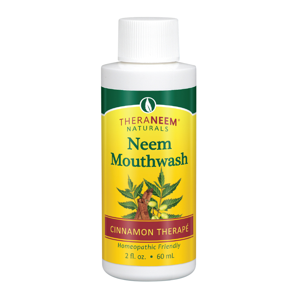 TheraNeem Neem Mouthwash, Cinnamon Therape Freshens Breath, Supports