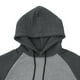 thumbnail image 5 of Sudadera con capucha para hombre, informal, deportiva, con cuello alto, botones, patchwork, manga larga, sudadera tipo jersey, blusa para hombre, 5 of 6