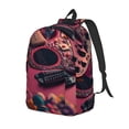 thumbnail image 1 of Balery Romantic Heart Guitar Mochila Clásica Impresa Básica para Viaje, Mochila Escolar Resistente al Agua, Mochila de Lona con Correas Ajustables-Small, 1 of 5