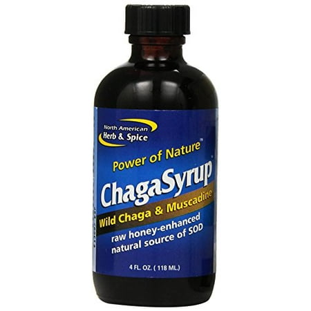 - North American Herb and Spice Powder, Chaga Syrup, 4 Ounce