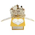 thumbnail image 1 of OUSITAID Attractive Greeting Card Anniversary Greeting Card 3d Design Vibrant Colors Long-lasting for Wedding Holiday Party, 1 of 5