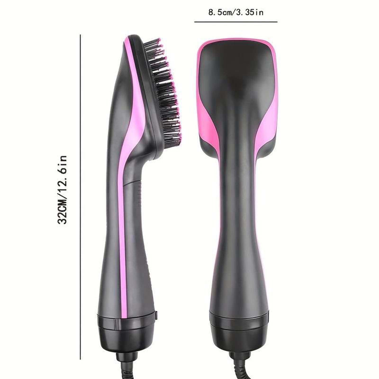 All-in-One Smoothing Dryer Brush, Hair Dryer, Hot Air Brush Comb Hairdressing Tool Multi Hair Styler for Salon Blowouts and Straightening, Sleek and Less Frizz