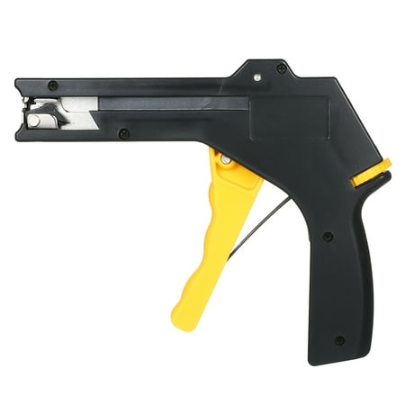 Zip Ties 2 Foot 2 in 1 Cable Tie 2.4-4.8mm Adjustable Fastening Cutting Cable Zip Tie Tool for Nylon Cable Tie Tool Tying Pliers ()