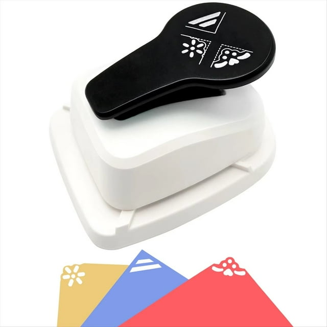 Perforadora de Papel con Encaje para Decorar Esquinas de Manualidades, Ideal para Álbumes de Recortes y Tarjetas.