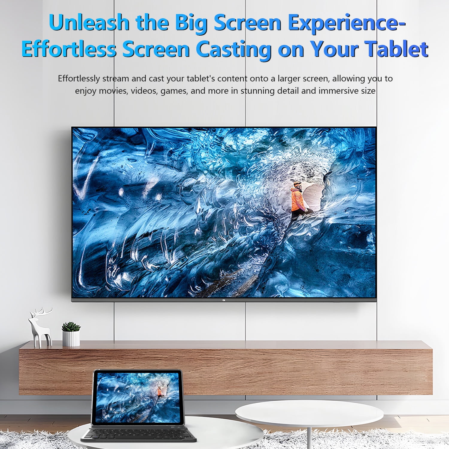 Android 14 Tablet, Widevine L1, 10 inch Tablet with Bluetooth 5.0, WiFi 6, Fast Charging, 8GB RAM+64GB ROM, Split Screen Support