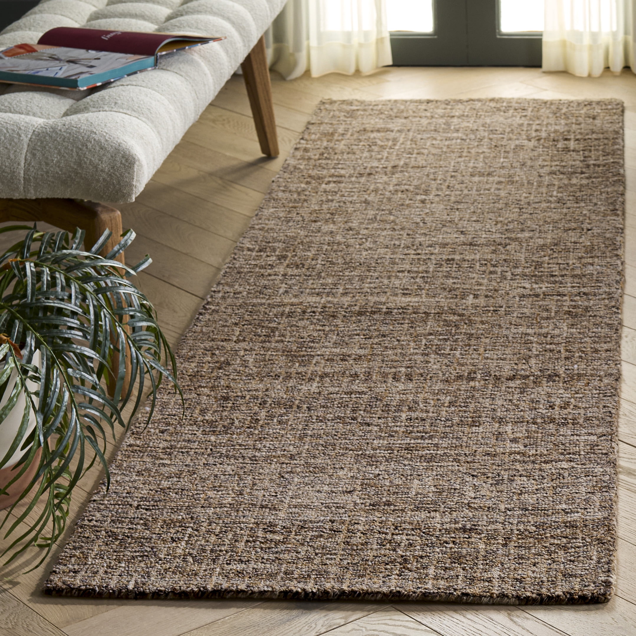 Safavieh Abstract Delia Distressed Wool Runner Rug, Antique/Brown, 2'3" x 8'