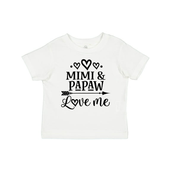 Inktastic Mimi and Papaw Love Me Boys or Girls Toddler T-Shirt