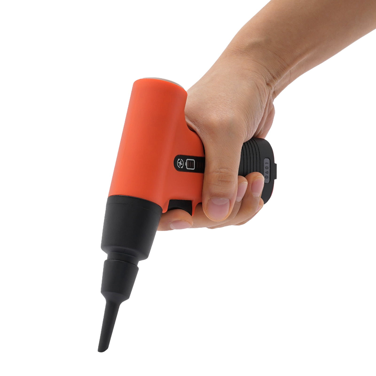 Electric Air Duster, Compressed Air Duster, Tiny Electric Cleaner, Rechargeable Air Blower for Air Mattress Inflation, Cleaning Camping Trash, Hair Blowing (4.3*1.4*4.9in)