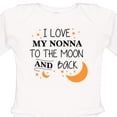 thumbnail image 4 of Inktastic I Love My Nonna to the Moon and Back Boys or Girls Long Sleeve Baby Bodysuit, 4 of 5