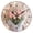 BlacK, variant on YAZAOO Decorative Wall Clock Size:25cm Pink Roses Design Pattern Clock
