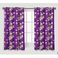 thumbnail image 1 of S4Sassy Purple Velvet Bird & Magnolia Pillow Case Sofa Cushion Cover Sofa Waist Throw Home Decor 2Pcs-24 x 24, 1 of 1