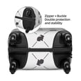 thumbnail image 4 of Haiem Black Rabbit Luggage Cover Printed Suitcase Covers for Luggage Elastic Washable Suitcase Protector Fits 18-32 Inch Luggage-X-Large, 4 of 9