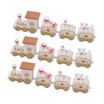thumbnail image 1 of Small  Christmas Decorations, Plastic Mini  Decor Set Durable Exquisite Beautiful Environmentally Friendly  For Christmas Parties Red,Green,White, 1 of 8